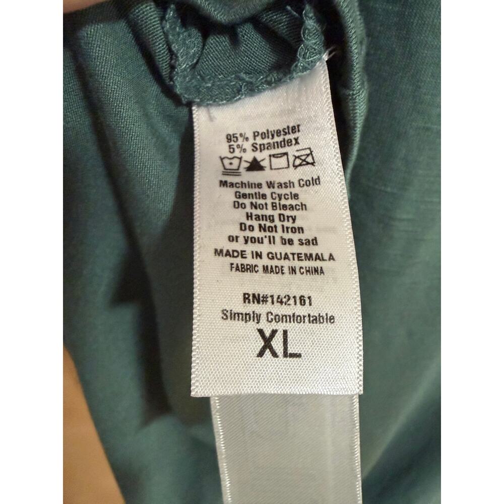 LulaRoe | NWT Green Teal Boyfriend T Shirt | Size Extra Large (18-20) - Picture 8 of 10